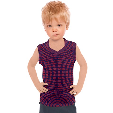 Binary Code Binary Binary System Kids  Mesh Tank Top by Wegoenart