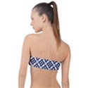 Abstrait Formes Bleu  Classic Bandeau Bikini Top  View2