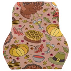 Thanksgiving Pattern Car Seat Back Cushion  by Sobalvarro