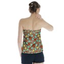 Colorful Modern Geometric Print Pattern Strapless Top View2