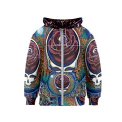 Grateful Dead Ahead Of Their Time Kids  Zipper Hoodie by Sapixe