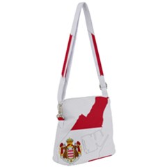 Monaco Country Europe Flag Borders Zipper Messenger Bag by Sapixe