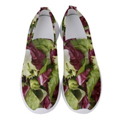 Salad Lettuce Vegetable Women s Slip On Sneakers by Sapixe