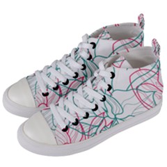 Flowers Women s Mid-top Canvas Sneakers by EvgeniaEsenina