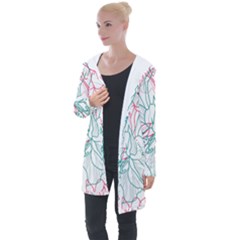 Flowers Longline Hooded Cardigan by EvgeniaEsenina