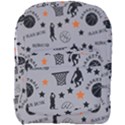 Slam Dunk Basketball Gray Full Print Backpack View1