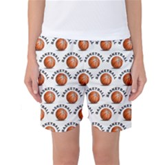 Orange Basketballs Women s Basketball Shorts by mccallacoulturesports