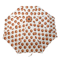 Orange Basketballs Folding Umbrellas by mccallacoulturesports