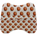 Orange Basketballs Velour Head Support Cushion View2