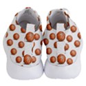 Orange Basketballs Women s Lightweight High Top Sneakers View4