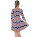 Basketball Thin Chevron Smock Dress View2