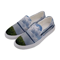 Lake Wallenpaupack Women s Canvas Slip Ons by canvasngiftshop