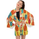 i love wine Long Sleeve Kimono View1