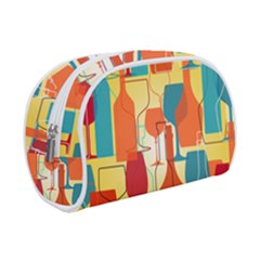 I Love Wine Makeup Case (small) by designsbymallika