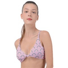 Pattern Arc En Ciel/nuages Knot Up Bikini Top by kcreatif