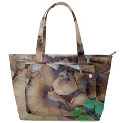 Close Up Mushroom Abstract Back Pocket Shoulder Bag  by Fractalsandkaleidoscopes