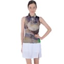 Close Up Mushroom Abstract Women s Sleeveless Polo Tee View1