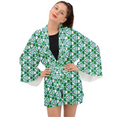 Illustrations Background Texture Long Sleeve Kimono by Mariart