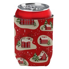 Christmas New Year Seamless Pattern Can Holder by Vaneshart