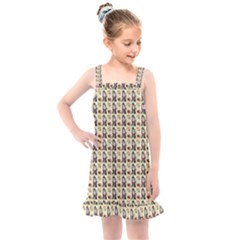 Chrix Pat Beige Kids  Overall Dress by snowwhitegirl