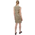 Chrix Pat Beige Sleeveless Shirt Dress View2