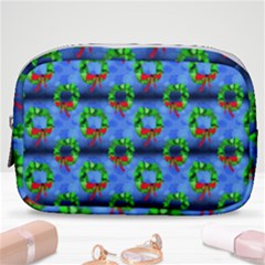 Christmas Wreath Make Up Pouch (small) by bloomingvinedesign