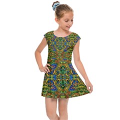 Ab 152 Kids  Cap Sleeve Dress by ArtworkByPatrick