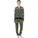 Clown World Pepe The Frog Honkhonk Meme Kekistan Funny Pattern Blue  Casual Jacket and Pants Set View1