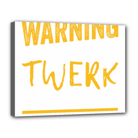 Twerking T-shirt Best Dancer Lovers & Twirken Twerken Gift | Booty Shake Dance Twerken Present | Twerkin Shirt Twerking Tee Canvas 14  X 11  (stretched) by reckmeck