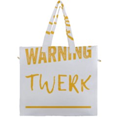 Twerking T-shirt Best Dancer Lovers & Twirken Twerken Gift | Booty Shake Dance Twerken Present | Twerkin Shirt Twerking Tee Canvas Travel Bag by reckmeck