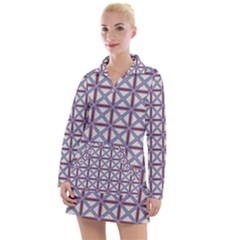 Df Donos Grid Women s Long Sleeve Casual Dress by deformigo