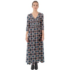 Df Alhambrine Cetta Button Up Boho Maxi Dress by deformigo