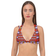 Abstract-q-9 Double Strap Halter Bikini Top by ArtworkByPatrick