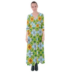 Df Artisano Vision Button Up Maxi Dress by deformigo