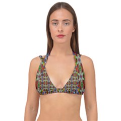 Abstract-r-3 Double Strap Halter Bikini Top by ArtworkByPatrick