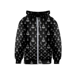 Buddhism Motif Print Pattern Design Kids  Zipper Hoodie by dflcprintsclothing