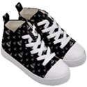 Buddhism Motif Print Pattern Design Kids  Mid-Top Canvas Sneakers View3