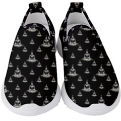 Buddhism Motif Print Pattern Design Kids  Slip On Sneakers by dflcprintsclothing