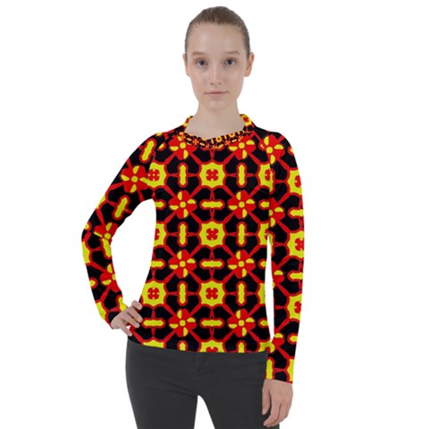 Rby-b-8-8 Women s Pique Long Sleeve Tee by ArtworkByPatrick