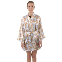 Df Giovanni Di Graziano Long Sleeve Satin Kimono by deformigo