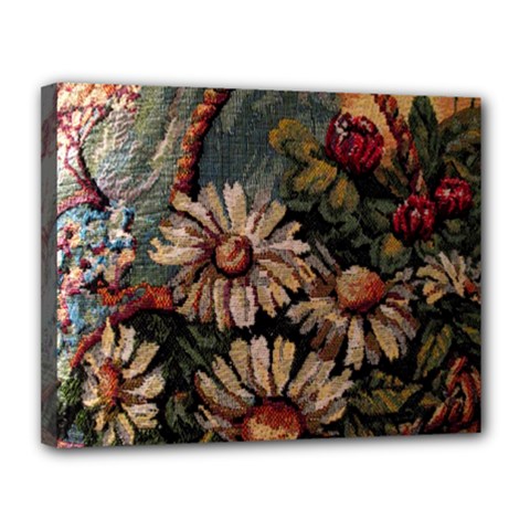 Old Embroidery 1 1 Canvas 14  X 11  (stretched) by bestdesignintheworld