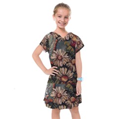 Old Embroidery 1 1 Kids  Drop Waist Dress by bestdesignintheworld