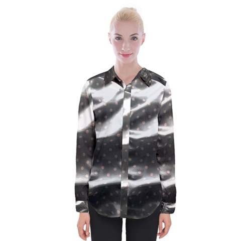 Polka Dots 1 2 Womens Long Sleeve Shirt by bestdesignintheworld