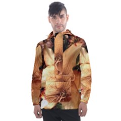 Lilies 1 3 Men s Front Pocket Pullover Windbreaker by bestdesignintheworld