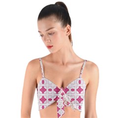 Df Hazel Conins Woven Tie Front Bralet by deformigo