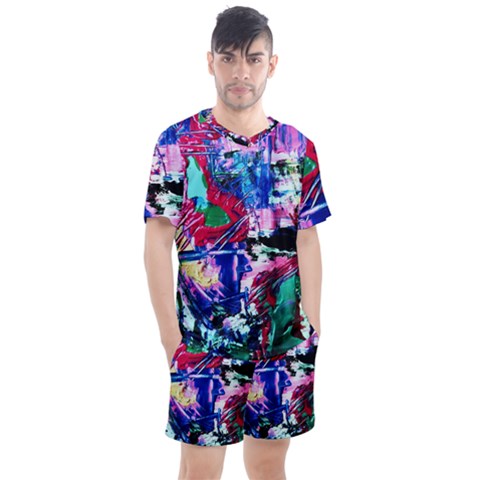 Combat Trans 6 Men s Mesh Tee And Shorts Set by bestdesignintheworld