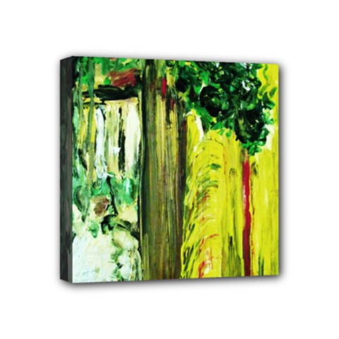 Old Tree And House With An Arch 8 Mini Canvas 4  X 4  (stretched) by bestdesignintheworld