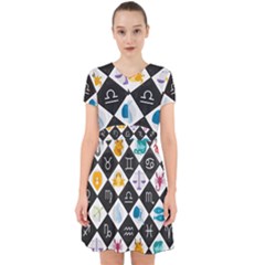 Zodiac Astrology Horoscope Adorable In Chiffon Dress by HermanTelo