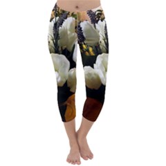 Tulips 1 3 Capri Winter Leggings  by bestdesignintheworld