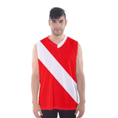 Diving Flag Men s Basketball Tank Top by FlagGallery